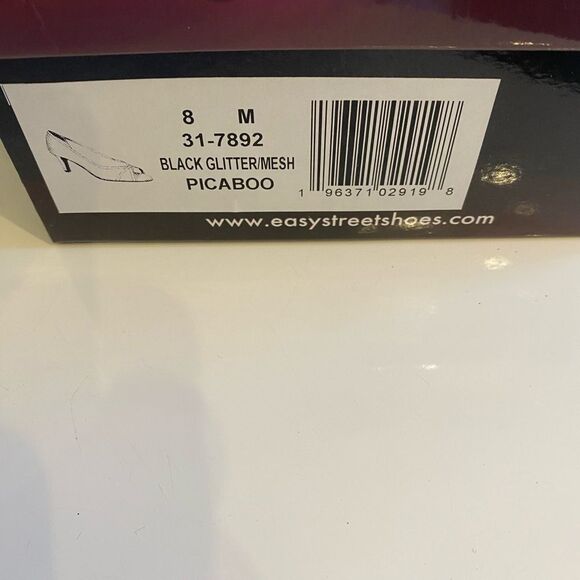 Easy Street Evening Heels Glitter Mesh - Picture 5 of 5